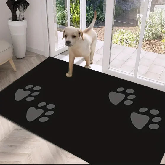 Dog Paw Print Entry Mat