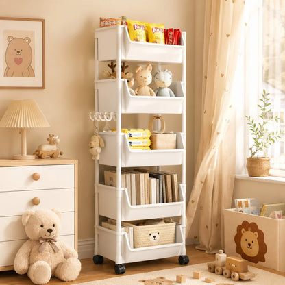 5-Tier Mobile Storage Trolley