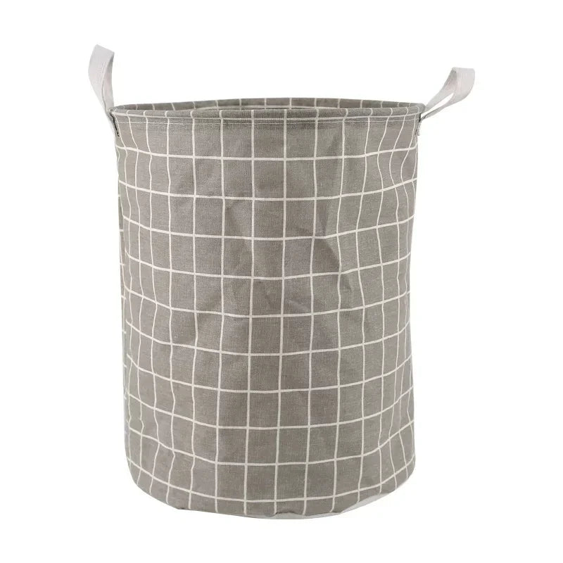Foldable Cotton-Linen Laundry Hamper