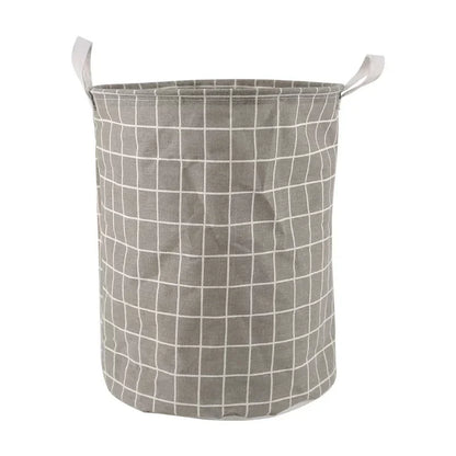 Foldable Cotton-Linen Laundry Hamper