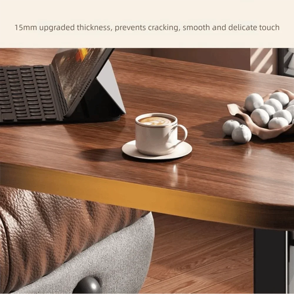 Adjustable C-Shaped Mobile Side Table