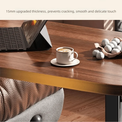 Adjustable C-Shaped Mobile Side Table