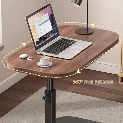 Adjustable C-Shaped Mobile Side Table
