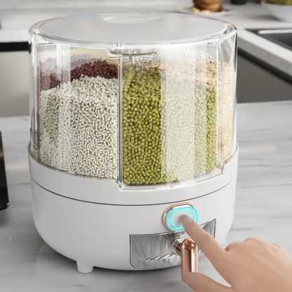 Rotating Grain Storage Dispenser