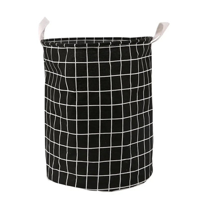 Foldable Cotton-Linen Laundry Hamper