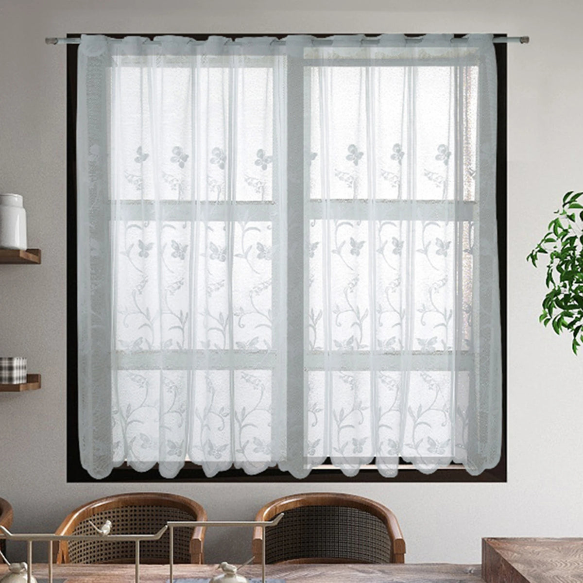 Lightweight Short Window Curtain