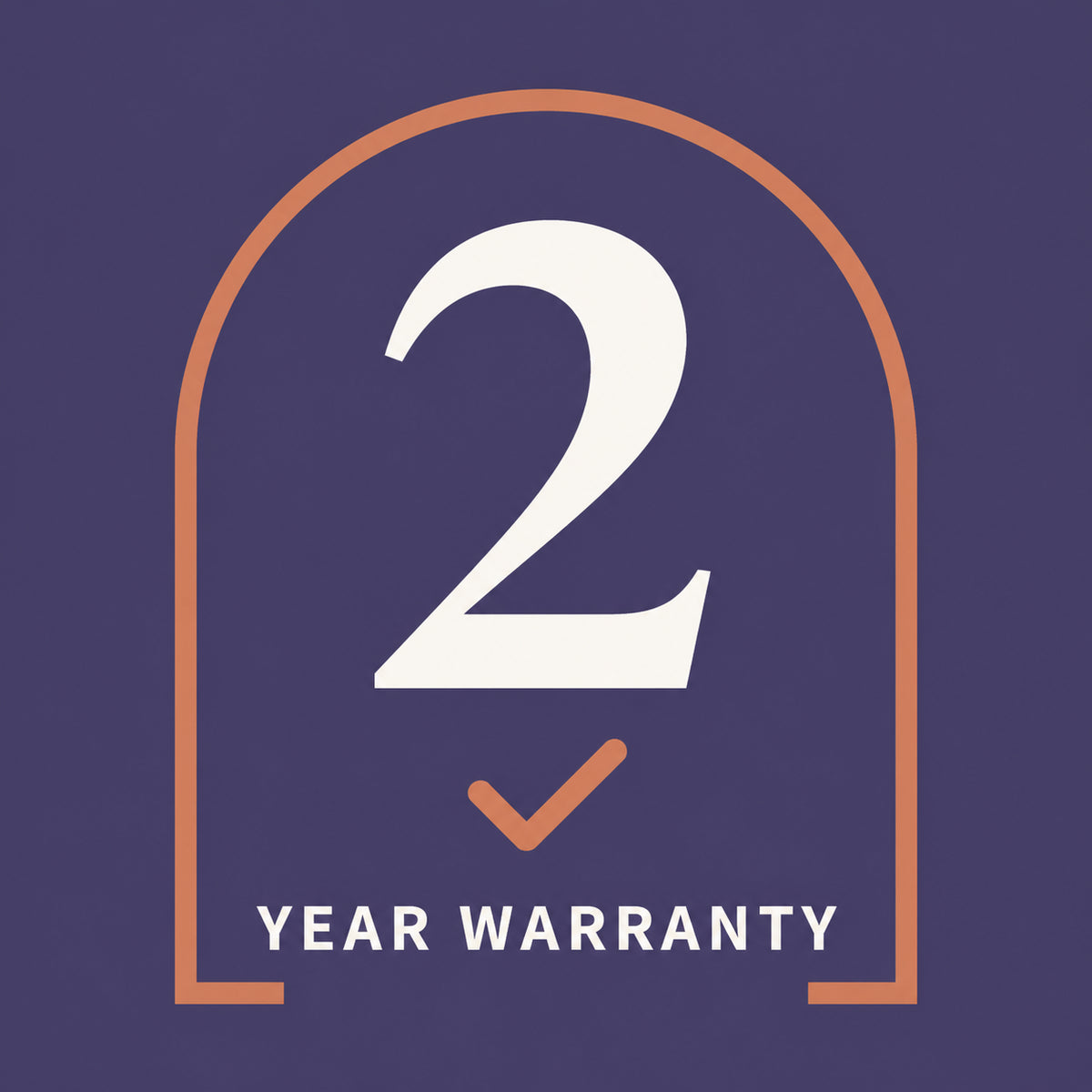 Arynora 2-Year Warranty protection badge