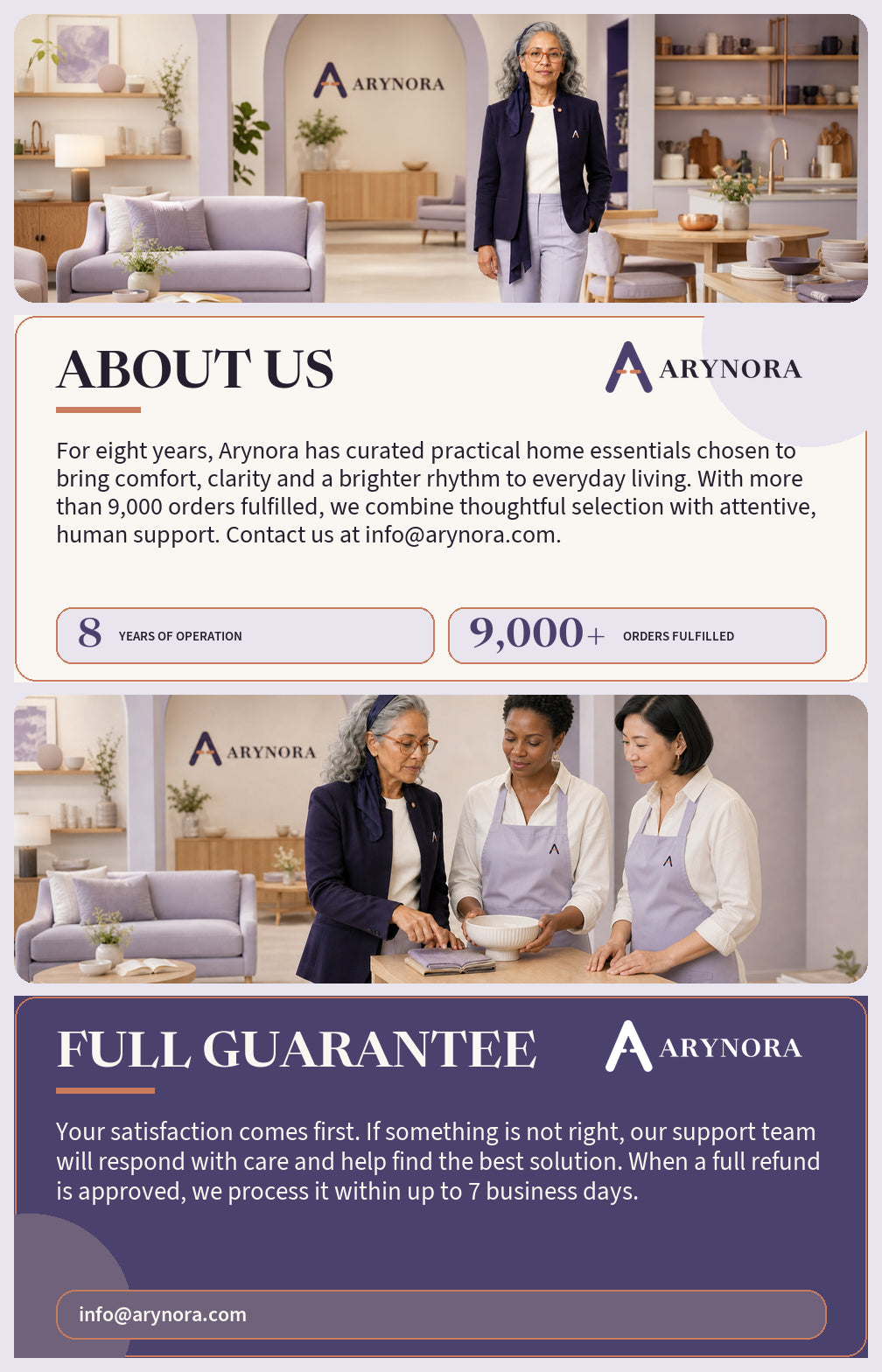 Arynora institutional banner in English mobile
