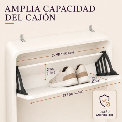 Capacidad de los compartimentos de Arynora Vista 5