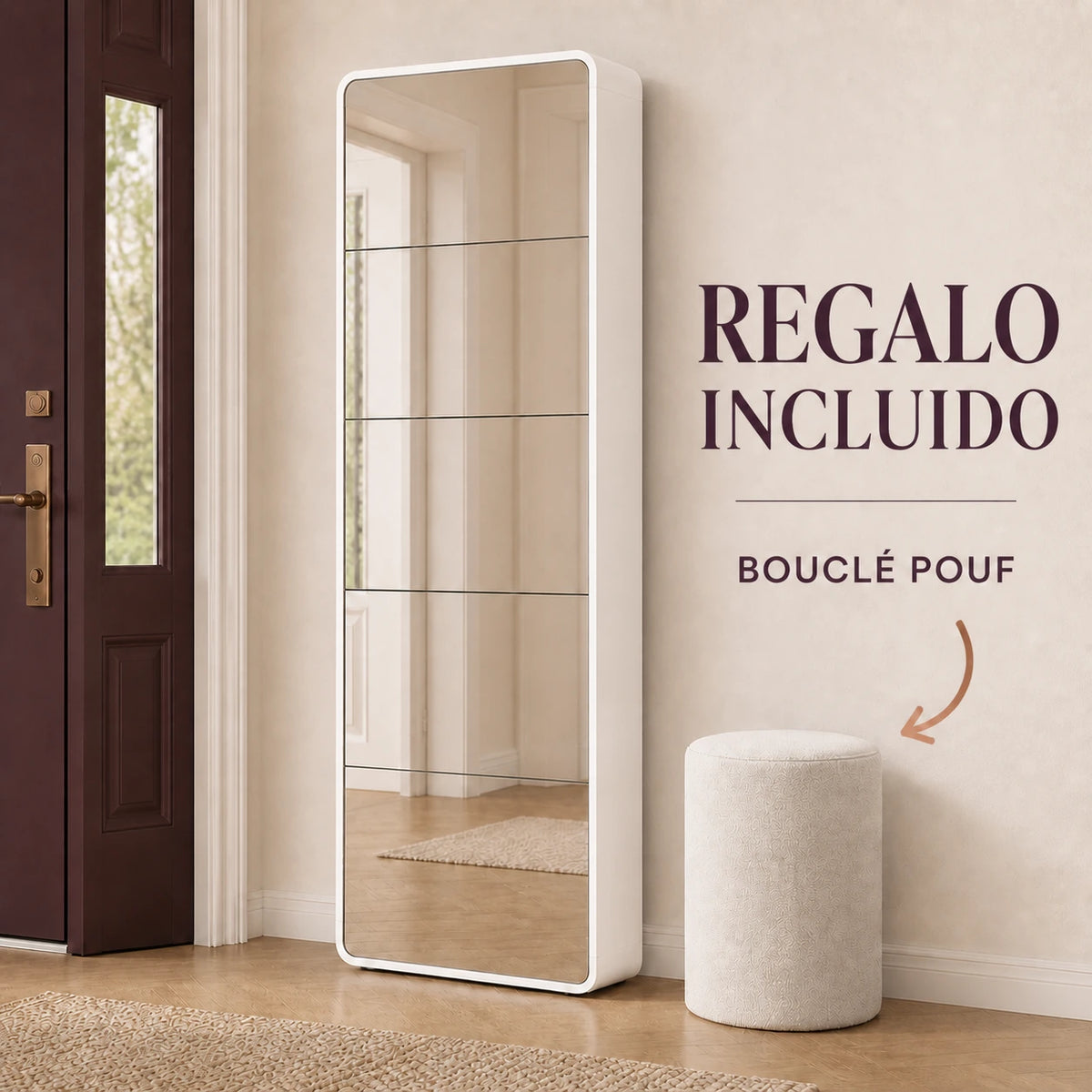 Puf de regalo incluido con Arynora Vista 5