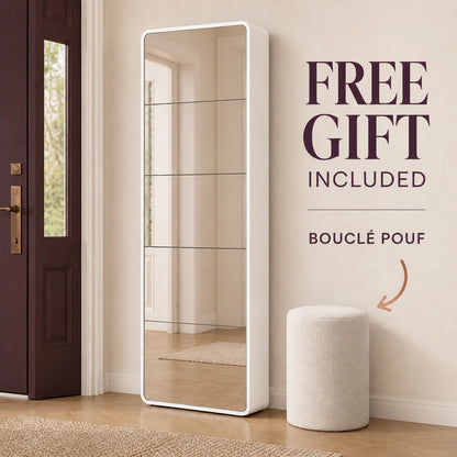 Boucle pouf gift included with Arynora Vista 5