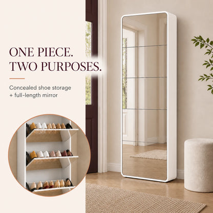 Arynora Vista 5 mirror and shoe storage functions